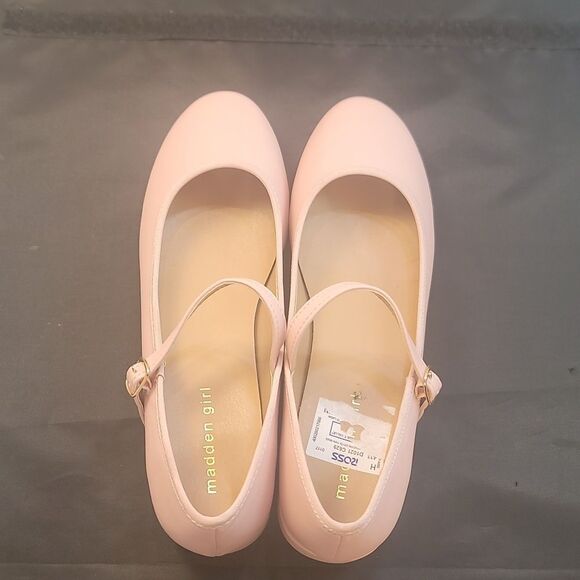 BRAND NEW MADDEN GIRL CHIC MARY JANE STYLE LOW  BLOCK HEELS PUMP - Picture 6 of 13